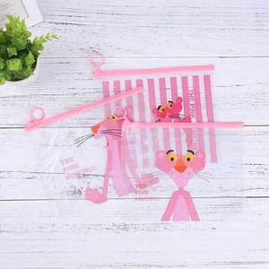 Bolsa <span class=keywords><strong>de</strong></span> papelería para estudiantes <span class=keywords><strong>de</strong></span> dibujos animados bonitos y sencillos al por mayor, portalápices <span class=keywords><strong>de</strong></span> gran capacidad, portalápices, unicornio/Cactus/leopardo, Plástico - Product Image 6
