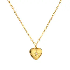 Collier Vintage personnalisé amour chaîne tempérament Ins Style pendentif Version coréenne mode charme femmes collier