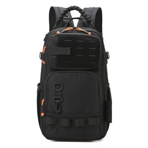 Nouveauté Sac à dos tactique camouflage pour homme Multifonctionnel Sacs de sport de pêche en plein air Doublure en polyester Fermeture éclair Mode - Product Image 1