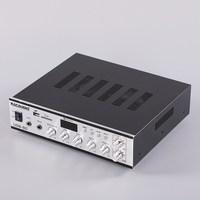 JBHKJ Yüksek Kaliteli Profesyonel Mini USB-80 80W 4-16 70V 100V Güç Amplifikatörü FM USB ile