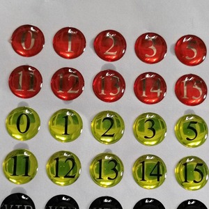 Custom Logo Crystal Epoxy <b>Stickers</b> Circle Self Adhesive UV Printing Custom Made For <b>Personalized</b> Applications - Product Image 3