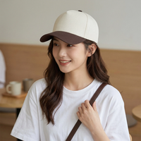 Gorras de Béisbol Unisex al por Mayor, Lisas, con Estampado de Guepardo/Leopardo, Bicolor Beige, Elegantes, de 5 Paneles, Estilo Urbano, Deportivo y Ejecutivo, 100%