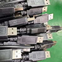 Cable Null Modem Utech USB 2.0 Macho a Macho con Chipset FT232R, Blindaje Trenzado y Cubierta de PVC, 2.5 Metros, para Transferencia de Datos y Comunicación con PC