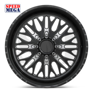 Rines Monoblock de Aleación Forjada en Negro Brillante de 20, 22, 24 y 26 Pulgadas, 8x170, 8x180, para Camionetas Todoterreno, para Ford F-250 - Product Image 3