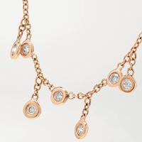 Collier Chandelier en Vermeil Or avec Zirconiums Cubiques (CZ) pour Femme, Vente en Gros Usine TKJ, OEM/ODM