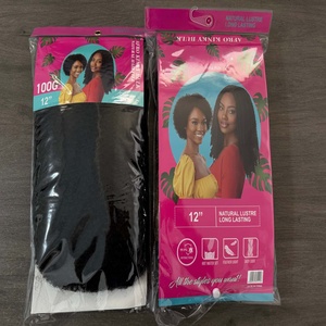 Expédition Rapide – Perruque Afro Kinky Synthétique Tressée de 12 Pouces, 100g, pour Crochet, AfroTwist, Cheveux en Vrac, Extension de <span class=keywords><strong>Dreadlocks</strong></span> Reggae - Product Image 2