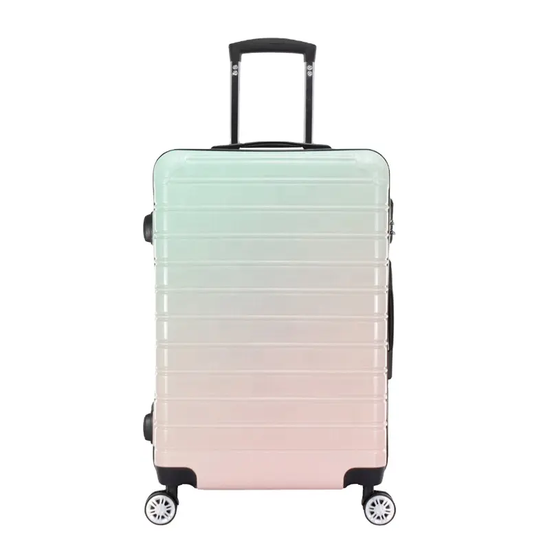 Ensemble de bagages de valise ABS PC à prix réduit, échantillon gratuit, vente en gros de sacs à roulettes, ensemble de bagages pour hommes ou femmes
