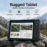 Tablette industrielle robuste 10,1 pouces IP68 étanche à la poussière et à l'eau Android 14 8+64 Go Octa Core RK3576 10000 mAh pour l'extérieur et la construction