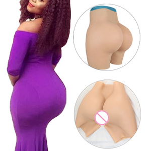 Fake Bums and Hips Triangles Panty <b>Butt</b> Lift Silicone Buttocks <b>Enhancer</b> Padded Pants for Plus Size Large Bum Underwear - Product Image 3