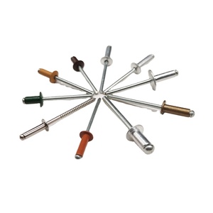Rivets en aluminium, rivet aveugle à tête en aluminium trempé et mandrin en acier galvanisé / coloré - Product Image 1