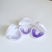 Appareil d'alignement orthodontique pour adultes en matériau EVA T4B certifié CE, couleur violette, de la marque Piemens