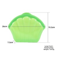 Silicone voedselbewaarzakjes, food grade, herbruikbaar, voor koelkast, bewaring van fruit en groenten, keukenorganisatie