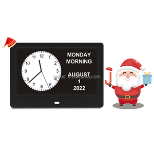 Nouvel arrivage Calendrier numérique néerlandais <span class=keywords><strong>Horloge</strong></span> jour 7 "<span class=keywords><strong>avec</strong></span> rappels de médicaments/médicaments <span class=keywords><strong>pour</strong></span> les <span class=keywords><strong>personnes</strong></span> âgées atteintes de démence Alzheimer - Product Image 3
