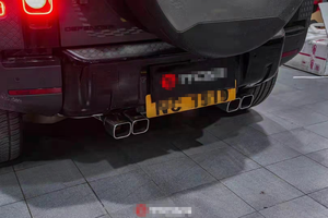 CGW yeni tasarım performans egzoz boru sistemi Range Rover Defender 3.0T 2020 + dört kare kuyruk ipuçları - Product Image 6