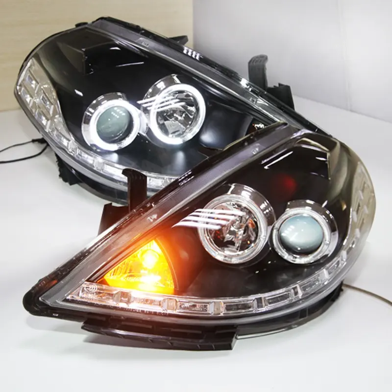 Led Koplamp Voor Nissan Tiida Voor Head Lamp Montage Angel Eyes 2008 2009 2020 Jaar