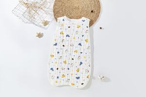 <span class=keywords><strong>Gigoteuse</strong></span> Bébé Nouveau-né <span class=keywords><strong>en</strong></span> <span class=keywords><strong>Gaze</strong></span> de Coton Pur <span class=keywords><strong>Double</strong></span> Face Lavable Sans Manches Grande et Fine pour Printemps, Été, Automne - Product Image 6