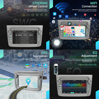Podofo 7 ''Android Car Radio Wireless CarPlay/Android Auto Electronics GPS WIFI FM RDS DVR para Alfa Romeo MITO 2008-2016 OEM/ODM