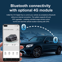 Clé de voiture numérique Bluetooth universelle, clé de voiture contrôlée par application, intégration de clé numérique OEM, système de verrouillage/déverrouillage à distance