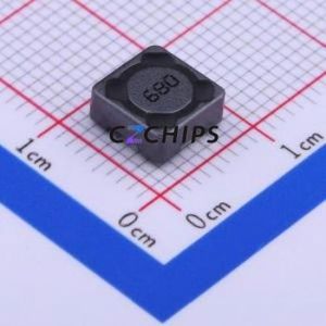 SCDS73T-680K-N ตัวเหนี่ยวนำไฟฟ้าแบบ SMD, 7.3x7.3 มม. ( ค่าความเหนี่ยวนำ: 68uH ) ( ความแม่นยำ: 10% กระแสไฟฟ้าที่กำหนด: 610mA ) - Product Image 1
