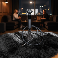 Chicha électronique Omni Hookah grande capacité avec batterie remplaçable, contrôle de température de haute technologie, en alliage d'aluminium