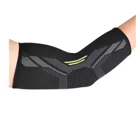 Açık spor dirsek desteği Brace Pad yaralanma yardım kayışı bandı kol elastik kollu bandaj pedleri basketbol voleybol