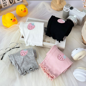 Nuovi <span class=keywords><strong>Leggings</strong></span> estivi da <span class=keywords><strong>bambina</strong></span> stile sottile per ragazze pantaloni esterni alla moda per bambini pantaloni Slim Fit versatili a cinque punti - Product Image 2