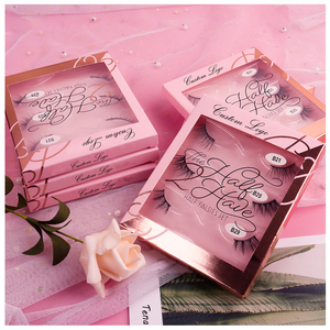 New Style Corner <strong>Lashes</strong> Handmade 3d Strip Cornerlash <strong>Cherry</strong> Set Package Half Strip Silk <strong>Lash</strong> - Product Image 2