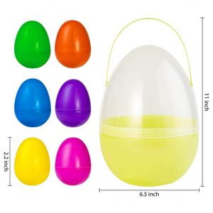 Huevo Gigante De Pascua De Plástico Para Rellenar – 31 Cm Surtido – Decoración Festiva Y Reutilizable – Ideal Para Búsquedas Y DIY