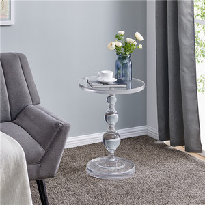 <span class=keywords><strong>Table</strong></span> <span class=keywords><strong>basse</strong></span> ronde convertible <span class=keywords><strong>en</strong></span> acrylique de luxe moderne de <span class=keywords><strong>haute</strong></span> qualité de la marque Yaoming, garantie qualité, meubles de salon - Product Image 1