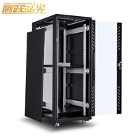 Armoire de serveur 19 pouces pour l'approvisionnement transfrontalier, armoire réseau, armoire de données 28U, armoire réseau intérieure sur pied