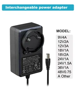 Adaptador universal de potência, adaptador internacional de plugue interalterável ac dc certificado rsa asap ktec - Product Image 6