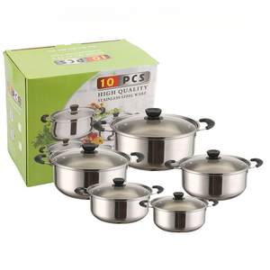 高品质 5 件套带手柄炊具套装，不粘锅，可爱设计，环保功能，适合日常厨房烹饪使用 - Product Image 3