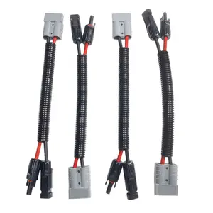 Male Female Solar Panel Adapter to 50A Battery Connector Extension Automotive wiring harness