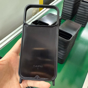 Rãnh di động trở lại bìa cho iPhone không khí 17 16 15 Pro Max PC TPU trống trường hợp điện thoại cho iPhone 16 15 14 cộng với với dây buộc lỗ - Product Image 2