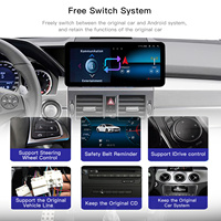 12.3 ''Linux Ultra écran étroit Carplay autoradio vidéo lecteur multimédia pour Mercedes Benz GLK X204 2008-2015 GPS BT WIFI