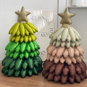 Palloncini in lamina metallica a forma di albero di Natale per feste per bambini, ecologici, all'ingrosso, per decorazioni festive in negozio - Product Image 3