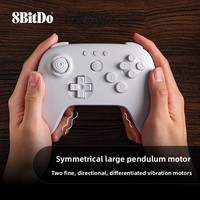 8BitDo 64 BT Controller dengan Motor Getar untuk Analogue 3D Switch/Switch 2 Kontrol Nirkabel untuk Mobile/PC Gaming Gamepad