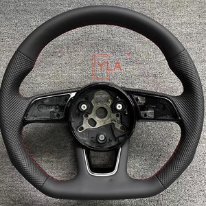Volant en fibre de carbone personnalisé pour <span class=keywords><strong>Audi</strong></span> A1 A3 A4 A5 A6 A7 <span class=keywords><strong>RS</strong></span> R8 RS3 C7 Q5 Q7 S3 S5 8V B8 B9 S4 Q3 Q8 TT - Product Image 3