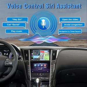 Беспроводной Apple Carplay для Infiniti Q50 QX50 Q60 Q50L 2015-2019 андроид автомобильный мультимедийный интерфейс радио плеер навигация - Product Image 3