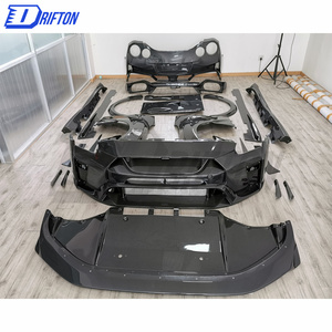 ชุดกันชนหน้าคาร์บอนไฟเบอร์แบบเต็มรูปแบบ VRS 2019 สไตล์ใหม่ สำหรับ GTR R35 บอดี้คิท-แบบติดตั้งง่าย ใช้ได้กับรถยนต์ทั่วไป - Product Image 5
