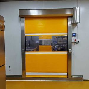 Porte rapide en PVC moderne <span class=keywords><strong>RENPU</strong></span> sur mesure, porte à enroulement automatique, porte à induction automatique, porte de levage, atelier sans poussière, entrée de supermarché, électrique - Product Image 5