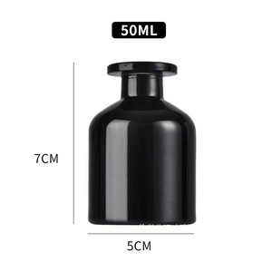 Rỗng 50ml 100ml 250ml hổ phách rõ ràng hình trụ Chai Thủy Tinh hương liệu Jar sậy khuếch tán hương thơm chai thủy tinh với gậy - Product Image 4