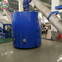 Machine de recyclage industrielle écologique pour le broyage, le lavage et le séchage des bouteilles PET, capacité 1000 kg/h