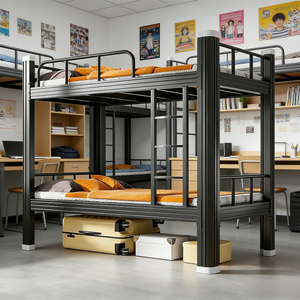 Muebles <span class=keywords><strong>de</strong></span> dormitorio: Cama para adultos, litera, litera doble tipo loft para apartamento, litera individual, queen, king. Fabricante. - Product Image 6