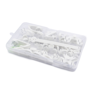 Kit de 40 crochets muraux en béton sans trace pour tableaux, crochets pour cloisons sèches, stuc et béton - Product Image 3