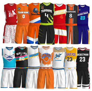 Ensemble d'Uniforme de Basket-ball Personnalisé 2026, Maillot et Short Respirants à Séchage Rapide 180g avec Logo/Numéro d'Équipe, Maillot d'Équipe de Basket-ball OEM - Product Image 1
