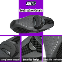 Coussin de siège imperméable et confortable d'origine pour moto Honda VARIO 160 avec support lombaire et housse de siège
