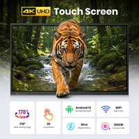 Tableau interactif intelligent LCD tactile 4K 20 points MWE 55-85 pouces pour bureau/école/réunion avec livraison gratuite