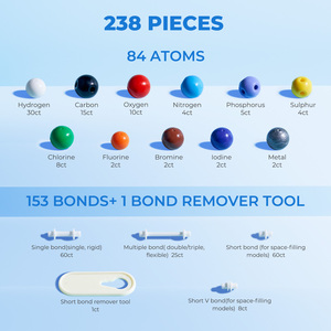 أدوات تعليمية من شركة جويكات، طقم نماذج جزيئية كيميائية للمعلمين والطلاب - Product Image 5