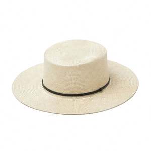 Luxury White <b>Boater</b> Sisal <b>Straw</b> <b>Hats</b> for Men and Women for Summer Party Travel Fishing Outdoor Casual Use - Product Image 1